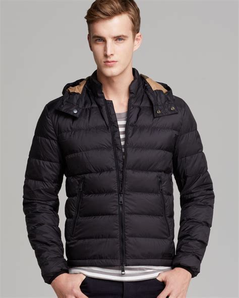 burberry brit label authentic down jacket|Burberry down jacket men's.